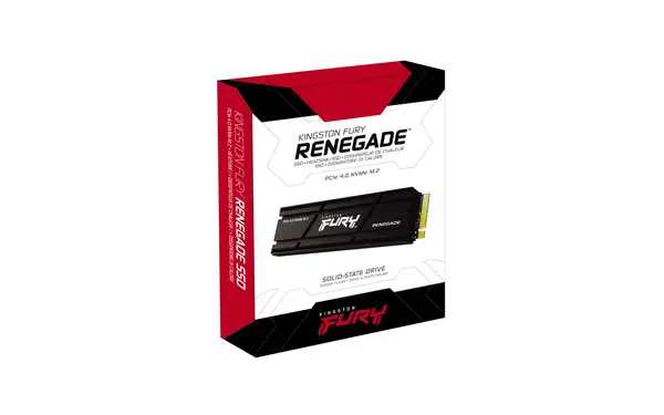 2000G RENEGADE PCIe 4.0 NVMe SSD W/ Radiateur Kingston - visuel 1 - hello RSE - Plus d'espace pour jouer