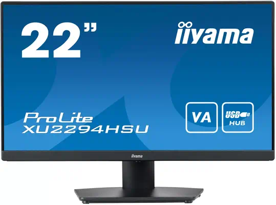 iiyama ProLite XU2294HSU-B2 écran plat de PC 54,6 cm (21.5") 1920 x 1080 pixels Full HD LCD Noir - Ecran Ordinateur - visuel 1