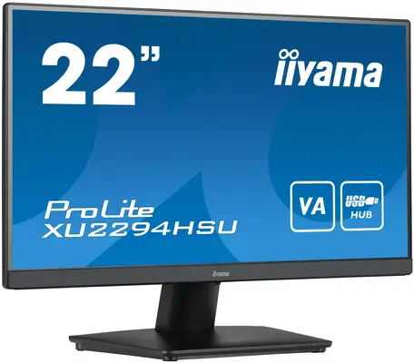 iiyama ProLite XU2294HSU-B2 écran plat de PC 54,6 cm (21.5") 1920 x 1080 pixels Full HD LCD Noir - Ecran Ordinateur - visuel 2