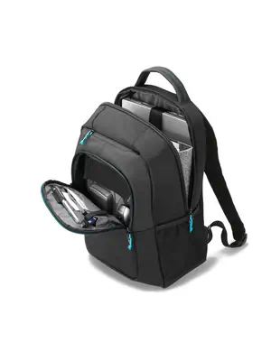 DICOTA Spin 39,6 cm (15.6") Sac à dos Noir, Bleu - Dicota - Sacoche & Housse - visuel 3