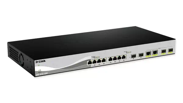 D-Link DXS-1210-12SC/E commutateur réseau Géré L2 10G Ethernet D-Link - visuel 1 - hello RSE - QoS, contrôle de la bande passante