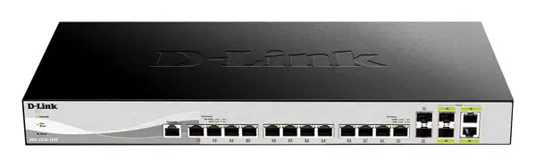 D-Link DXS-1210-16TC/E commutateur réseau Géré L2 10G Ethernet D-Link - visuel 1 - hello RSE - Sécurisez votre réseau