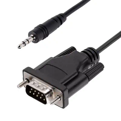 StarTech Câble Série DB9 vers 3.5mm de 1m - Câble RS232 - Câble USB - visuel 1