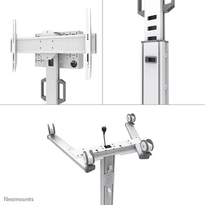 Neomounts FL50S-825WH1 Support au sol mobile pour écran 37-75" - TÜV - Support Fixe & Mobile - visuel 8