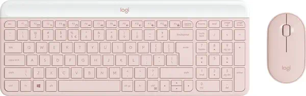 Logitech 920-011322 clavier Souris incluse Bureau RF sans fil QWERTY US International Rose - Clavier - visuel 1
