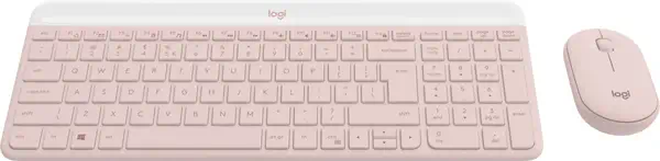 Logitech 920-011322 clavier Souris incluse Bureau RF sans fil QWERTY US International Rose - Clavier - visuel 2