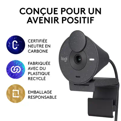 Logitech Brio 300 - Webcam - visuel 8