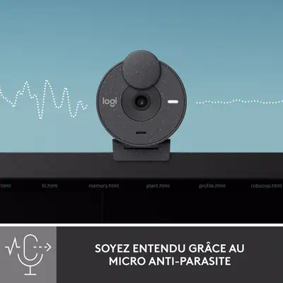 Logitech Brio 300 Logitech - visuel 1 - hello RSE - Plastique recyclé