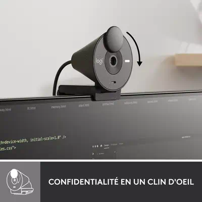Logitech Brio 300 - Webcam - visuel 5