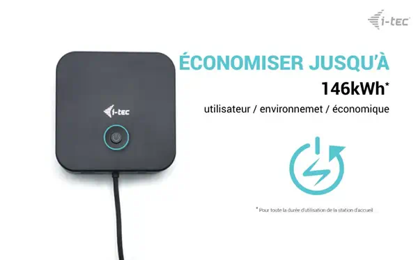 USB-C HDMI Dual DP Docking Station with Power Delivery 100 W - I-Tec - Station d'accueil pour portable - visuel 10