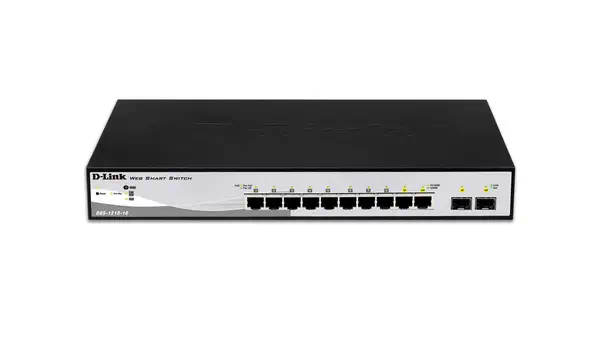 D-Link DGS-1210-10 Géré L2 Gigabit Ethernet (10/100/1000) 1U Noir, Gris - Switchs et Hubs - visuel 2