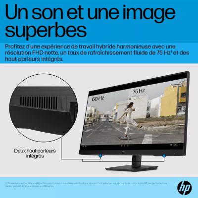 HP M27f Moniteur, écran de 27 , Full HD IPS, 75 Hz, Temps de