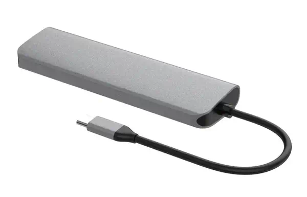 DLH DY-TU5005 station d'accueil USB Type-C Argent - Station d'accueil pour portable - visuel 3