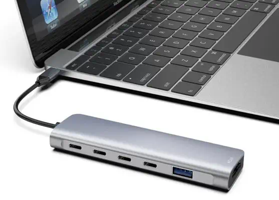 DLH DY-TU5005 station d'accueil USB Type-C Argent - Station d'accueil pour portable - visuel 6