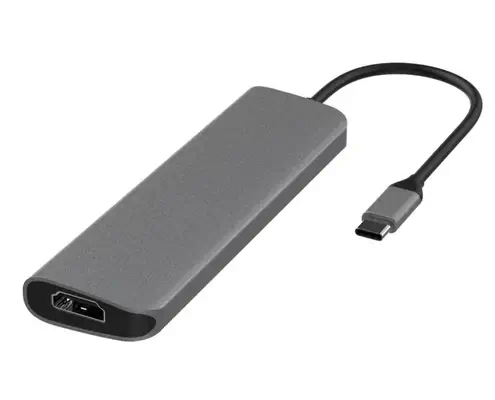 DLH DY-TU5005 station d'accueil USB Type-C Argent - Station d'accueil pour portable - visuel 2