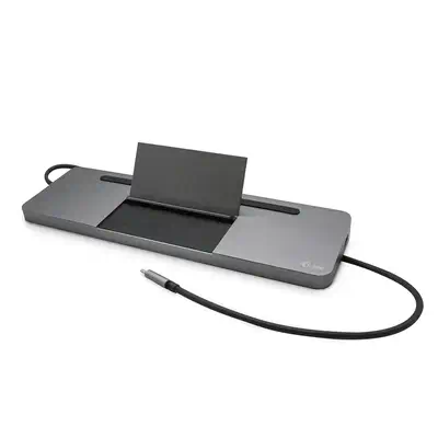 USB-C Ergonomic 4K 3x Display Docking Station with Power Delivery 85 W + Universal Charger 112 W - I-Tec - Station d'accueil pour portable - visuel 4