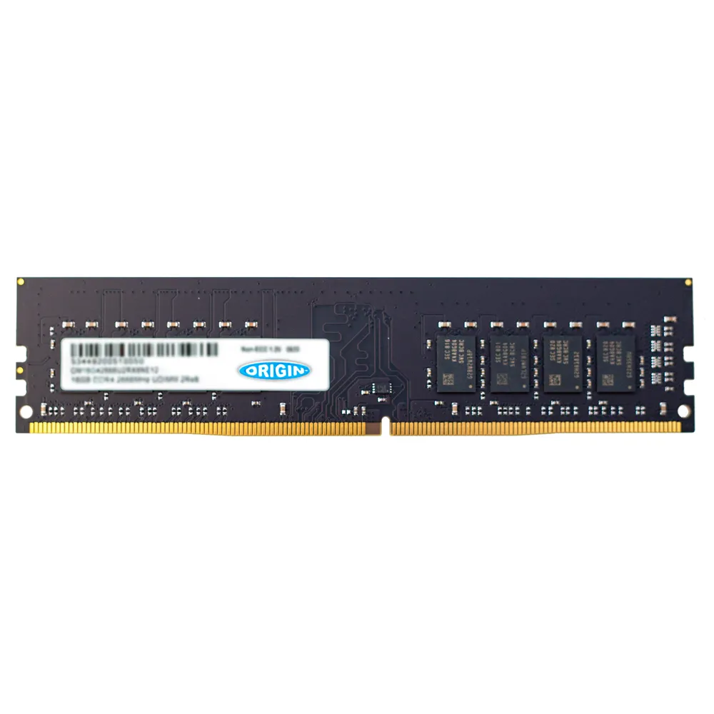 16GB DDR4 3200MHz UDIMM 2Rx8 Non-ECC 1.2V - Origin Storage - Mémoire - visuel 1
