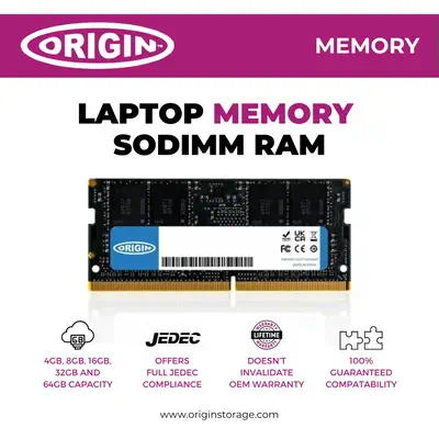 Origin Storage CT8G4SFRA32AT-OS module de mémoire 8 Go 1 x 8 Go DDR4 260-pin SO-DIMM - Mémoire - visuel 2