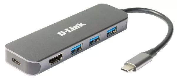 Achat Station d'accueil pour portable D-LINK 5in1 USB-C Mini Docking Station sur hello RSE