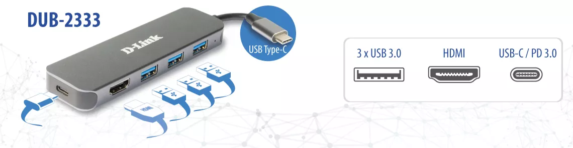 Achat D-LINK 5in1 USB-C Mini Docking Station sur hello RSE - visuel 5