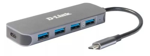 Achat D-LINK USB-C to 4 Port USB 3.0 Hub with USB-C Power et autres produits de la marque D-Link