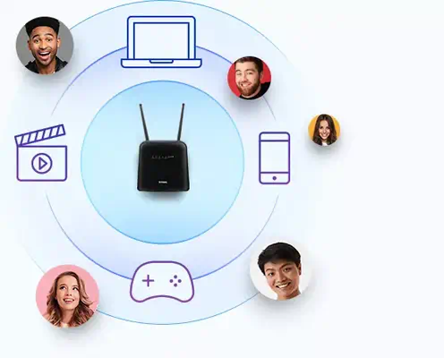 D-Link DWR‑960 Routeur LTE Cat7 Wi-Fi AC1200 - Accessoire Wifi - visuel 9