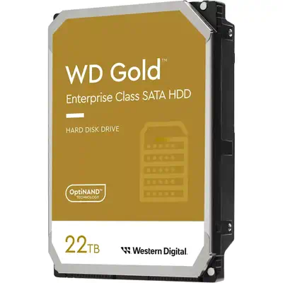 Western Digital Gold disque dur 22 To 7200 tr/min 512 Mo 3.5" Série ATA III - Disque dur Interne - visuel 1