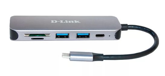 Vente D-LINK 5in1 USB-C Hub with Card Reader D-Link au meilleur prix - visuel 2