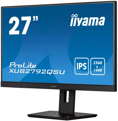 iiyama XUB2792QSU-B5 écran plat de PC 68,6 cm (27") 2560 x 1440 pixels Full HD LED Noir - Ecran Ordinateur - visuel 5