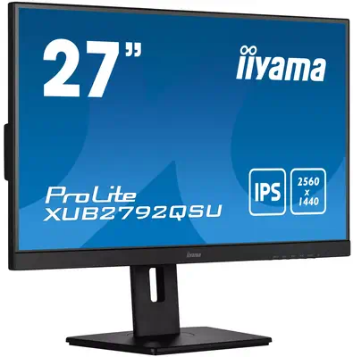 iiyama XUB2792QSU-B5 écran plat de PC 68,6 cm (27") 2560 x 1440 pixels Full HD LED Noir - Ecran Ordinateur - visuel 3
