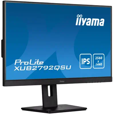 iiyama XUB2792QSU-B5 écran plat de PC 68,6 cm (27") 2560 x 1440 pixels Full HD LED Noir - Ecran Ordinateur - visuel 4
