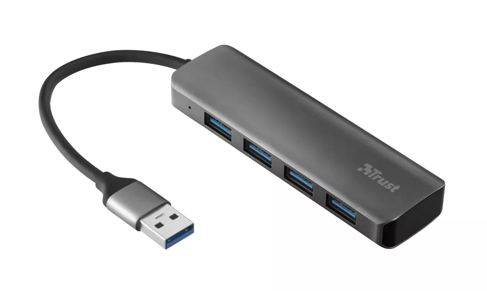 Achat Trust Halyx Concentrateur USB 3.2 Gen1 à 4 ports au meilleur prix