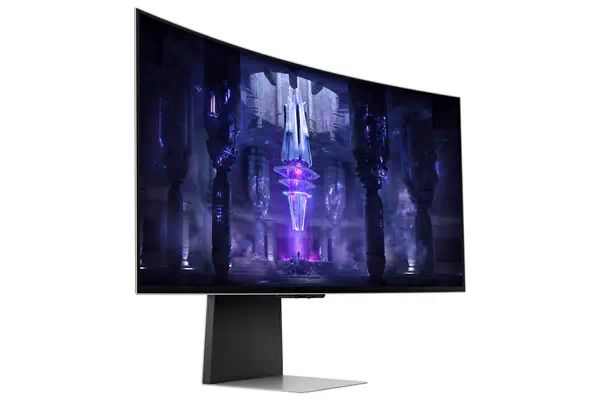 34" Odyssey OLED G8 G85SB UWQHD 175Hz Gaming Samsung - visuel 1 - hello RSE - CoreSync et Core Lighting+