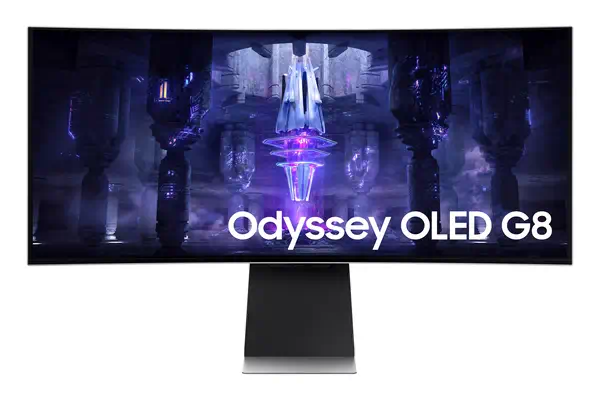 34" Odyssey OLED G8 G85SB UWQHD 175Hz Gaming Samsung - visuel 1 - hello RSE - OLED et processeur Neo Quantum