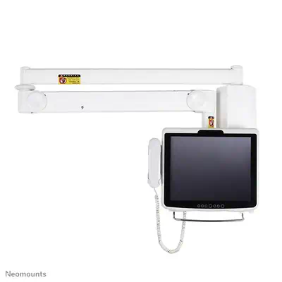 Neomounts FPMA-HAW100HC Support mural pour écran médical 10-32" - h0-170 cm - ressort à gaz - Support Fixe & Mobile - visuel 3