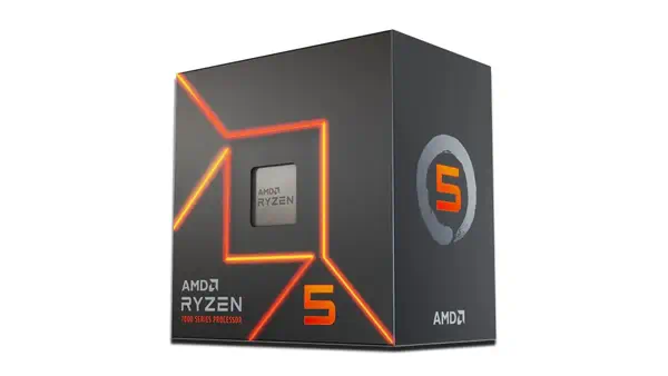 AMD Ryzen 5 7600 processeur 3,8 GHz 32 Mo L2 & L3 Boîte - Processeur - visuel 1