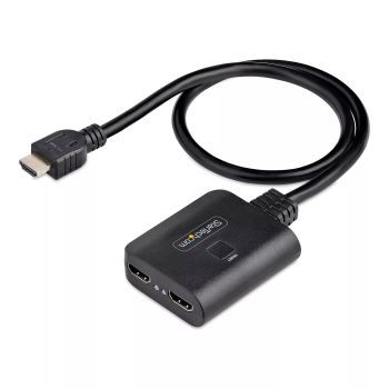 Achat StarTech.com Répartiteur HDMI 2 Ports - Vidéo HDMI 2.0 4K 60Hz - Répartiteur HDMI 4K 1 Entrée 2 Sorties - Répartiteur 1x2 Affichage/Sortie HDMI, HDR/HDCP - Splitter avec Câble HDMI Intégré de 50 cm - 0065030897556