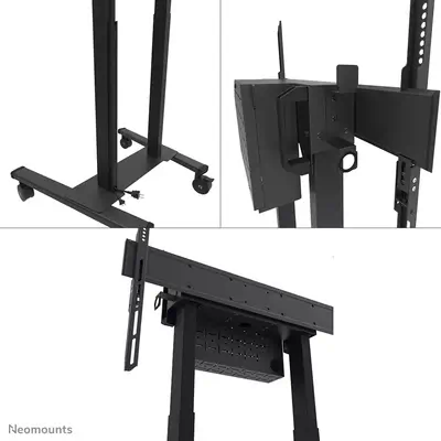 Neomounts FL55-875BL1 Support au sol mobile pour écran 55-100" - motorisé - TÜV - Accessoire Vidéoprojecteur - visuel 10