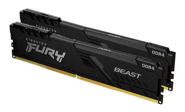 8Go 3200MT/s DDR4 CL16 DIMM (Kit de 2) FURY Beast Black - Kingston - Mémoire - visuel 1