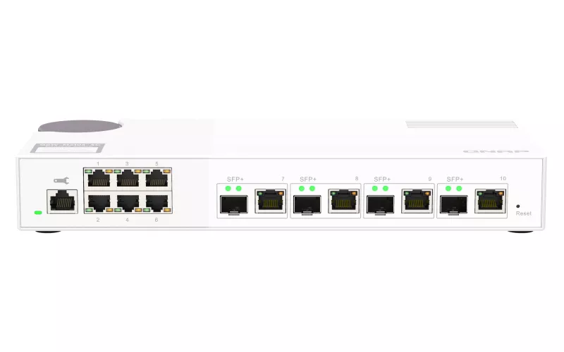 Achat Switchs et Hubs QNAP QSW-M2106-4C 6 port 2.5Gbps 4 port 10Gbps SFP+/ sur hello RSE