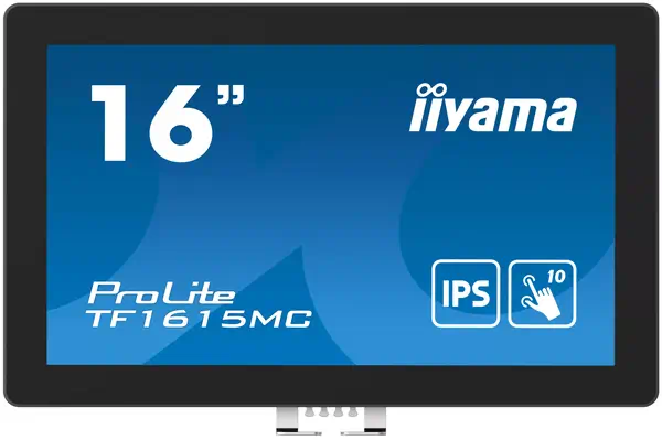 iiyama ProLite TF1615MC-B1 écran plat de PC 39,6 cm (15.6") 1920 x 1080 pixels Full HD Écran tactile - Ecran Ordinateur - visuel 1