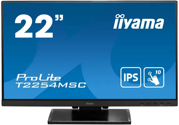 iiyama ProLite T2254MSC-B1AG écran plat de PC 54,6 cm (21.5") 1920 x 1080 pixels Full HD LED Écran t - Ecran Ordinateur - visuel 2