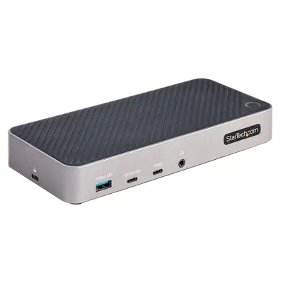 Station d'Accueil Triple Moniteur USB-C - Dock Triple HDMI/DP 4k USB-C - Hub USB 5x - GbE - 100W PD  - StarTech - Station d'accueil pour portable - visuel 2