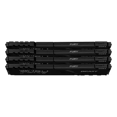 64Go 3600MT/s DDR4 CL18 DIMM (Kit de 4) FURY Beast Black - Kingston - Mémoire - visuel 2