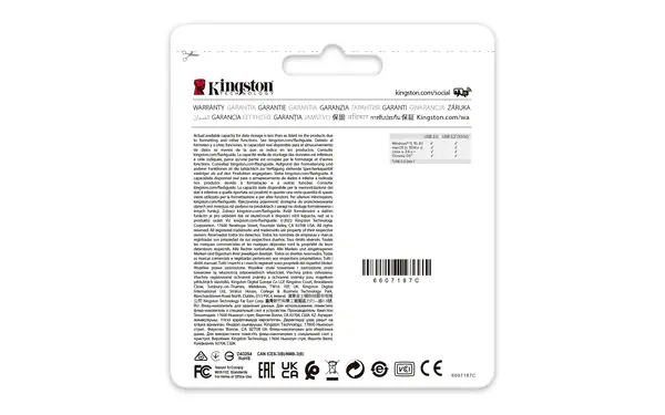 128GB Portable USB 3.2 Gen 1 DataTraveler Exodia Onyx - Kingston - Adaptateur stockage - visuel 7