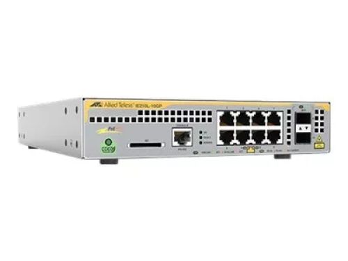 Revendeur officiel Switchs et Hubs ALLIED Industrial managed PoE+ switch 8x 10/100/1000TX PoE+ ports 2x