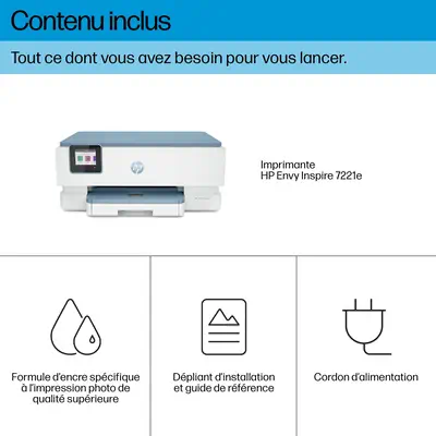 Imprimante Tout-en-un HP ENVY Inspire 7221e HP - visuel 1 - hello RSE - Impression pratique de photos numériques