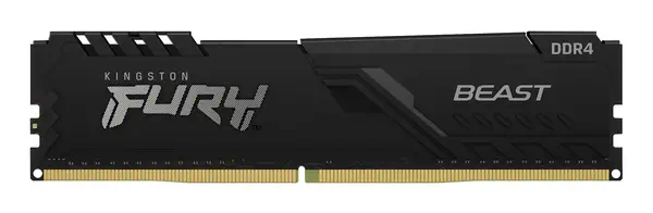 16Go 3733MT/s DDR4 CL19 DIMM 1Gx8 FURY Beast Black - Kingston - Mémoire - visuel 1