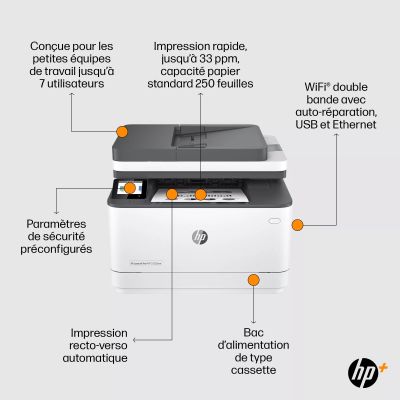 Imprimante multifonction avec bac de chargement 