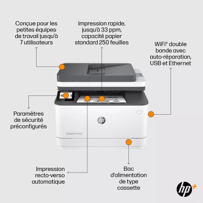HP LaserJet Pro MFP 3102fdwe 33ppm Print Scan HP - visuel 1 - hello RSE - HP Smart 